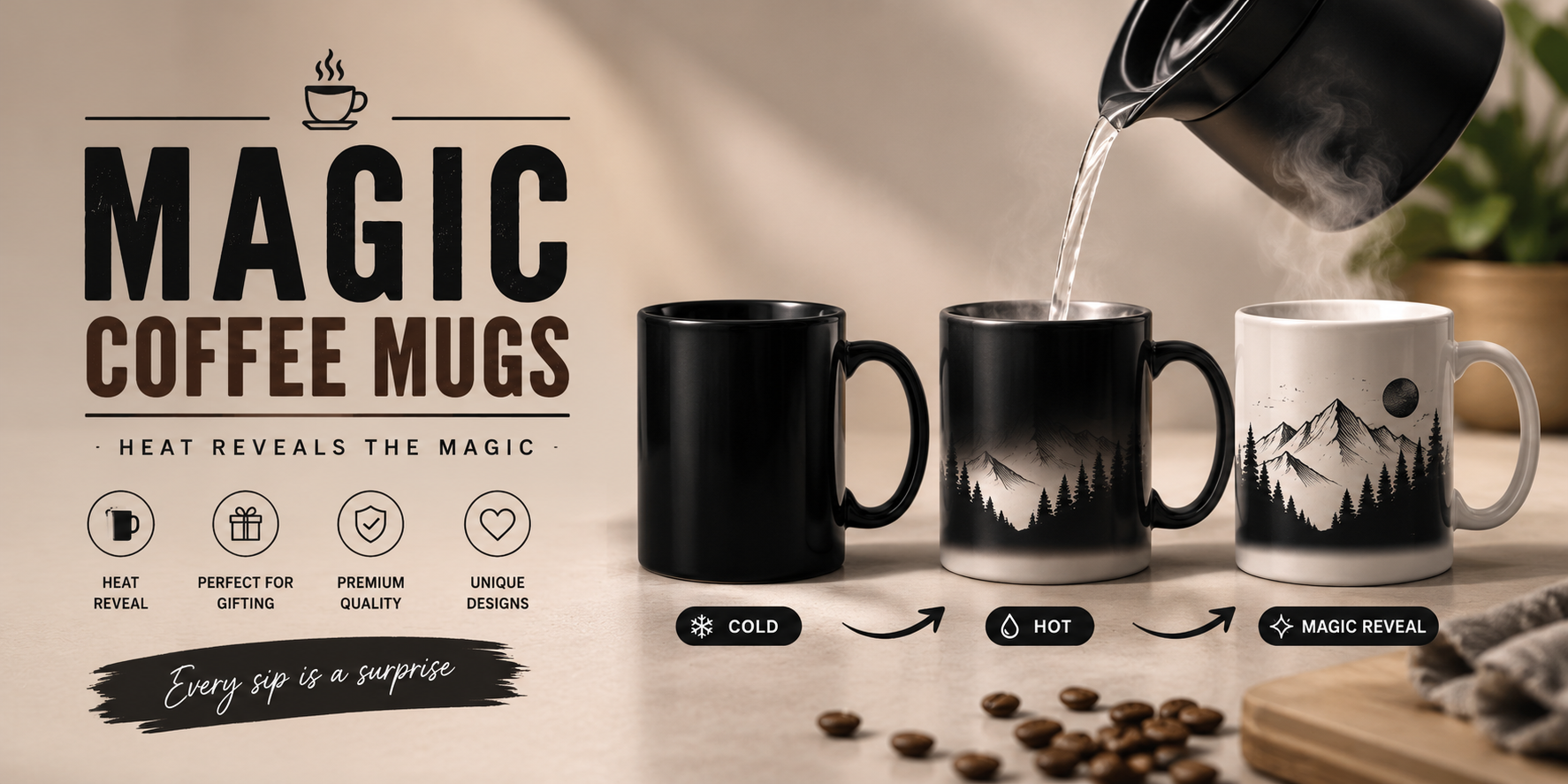 Magic Coffee Mug Collection by SK Originals