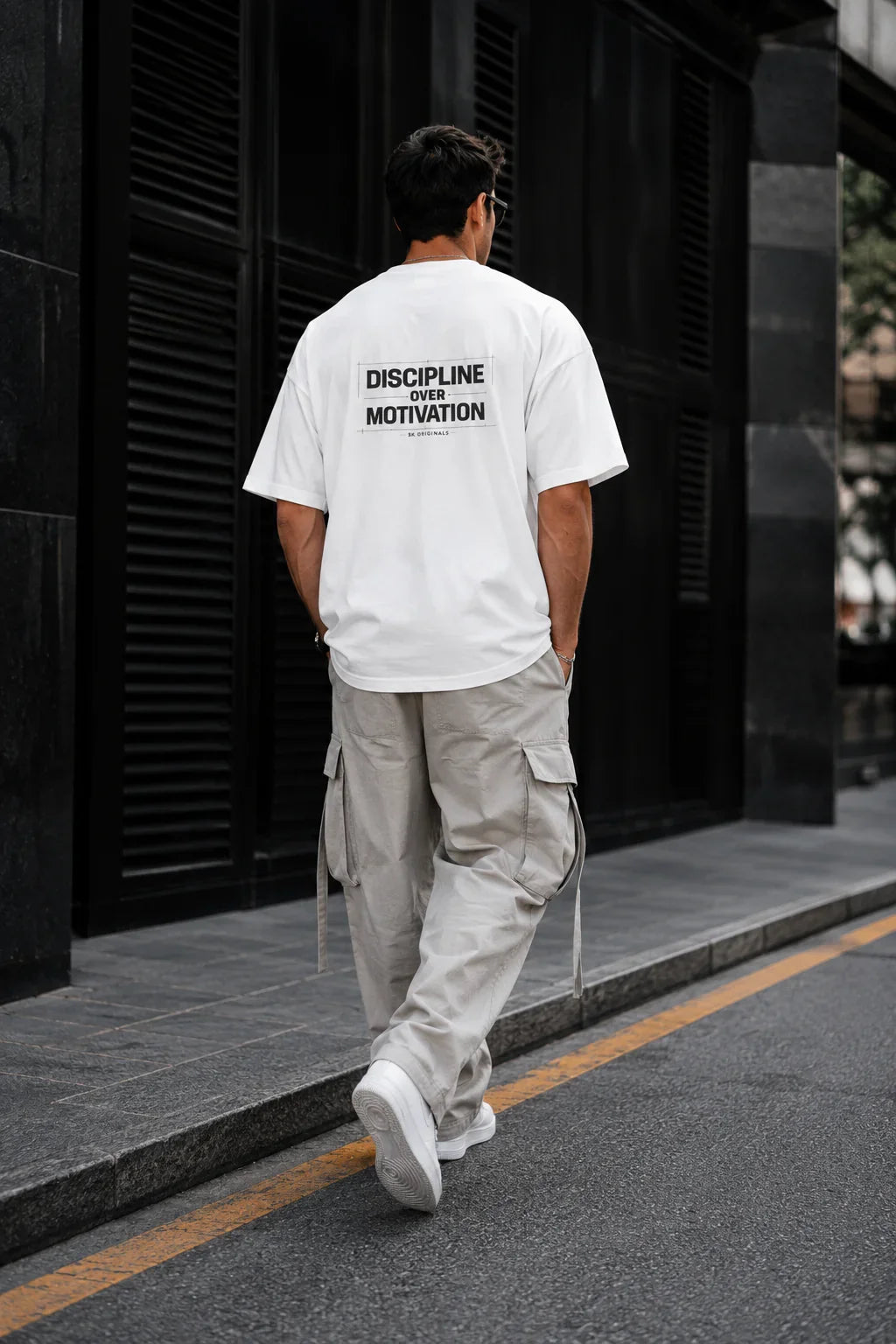 Built Not Born Oversized Tee | Gym Motivation Streetwear - SK Originals