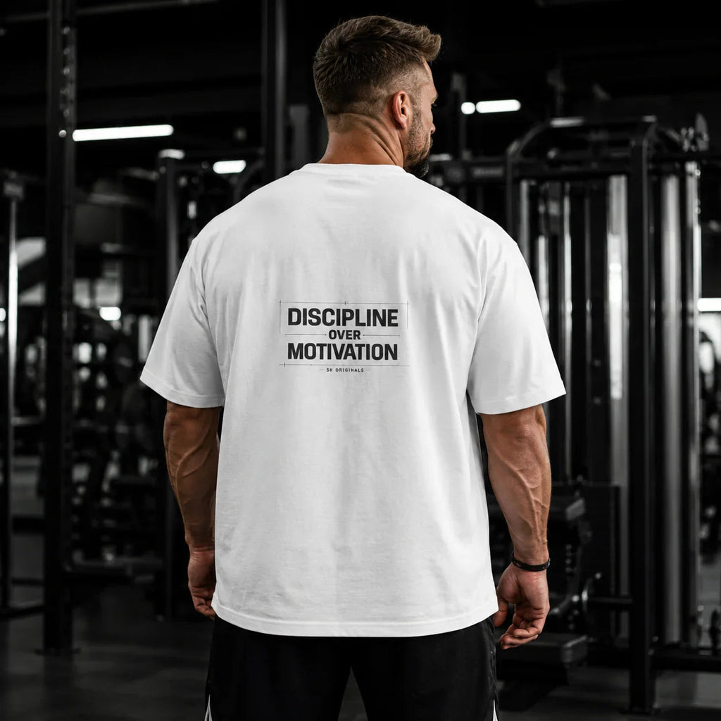 Built Not Born Oversized Tee | Gym Motivation Streetwear - SK Originals