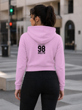 SK Originals Women's Cropped Hoodie | Premium Cotton Blend Casual Crop Hoodie for Women