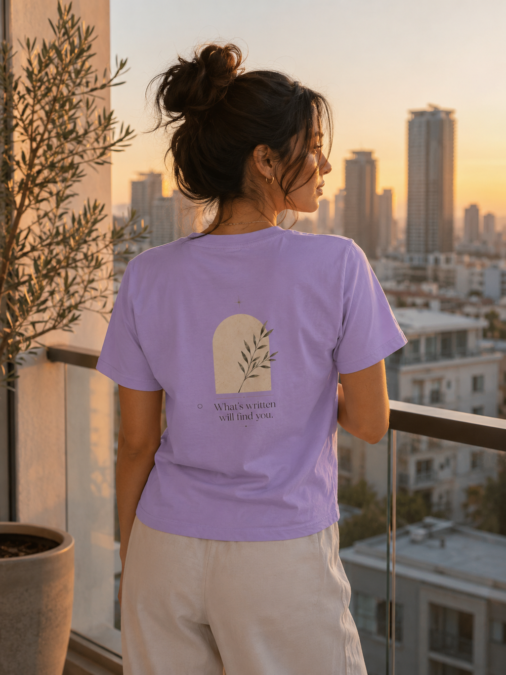 Qadr Minimalist Faith Women's T-Shirt | Arabic Inspirational Graphic Tee