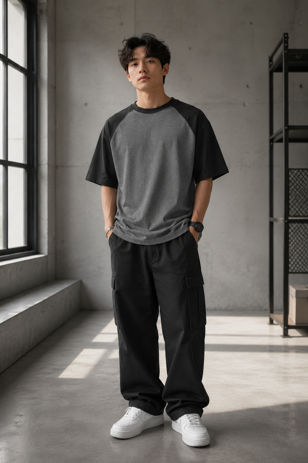 SK Originals 98 BKLYN Unisex Oversized Raglan T-Shirt | Premium Varsity Streetwear Tee