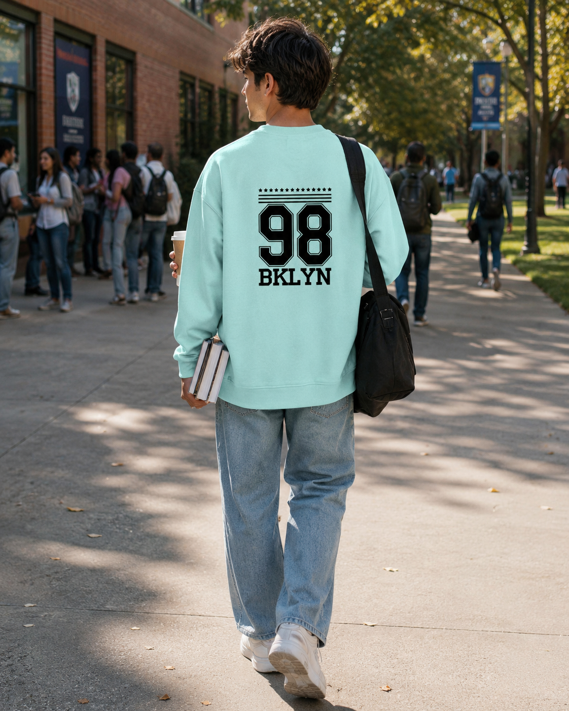 SK Originals Unisex Sweatshirt | Premium Cotton Fleece Casual Sweatshirt for Men & Women