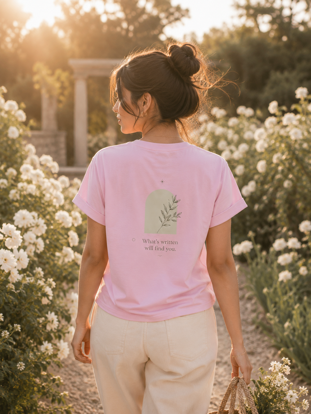 Qadr Minimalist Faith Women's T-Shirt | Arabic Inspirational Graphic Tee
