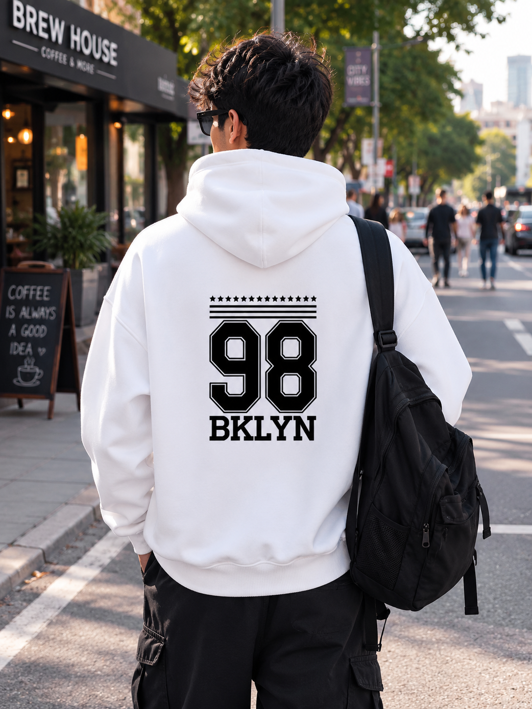 98 BKLYN Unisex Pullover Hoodie sk originals