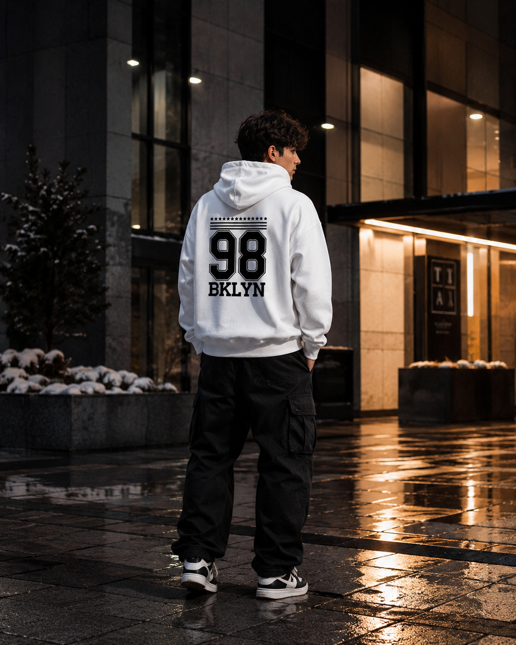 98 BKLYN Unisex Pullover Hoodie Sk originals