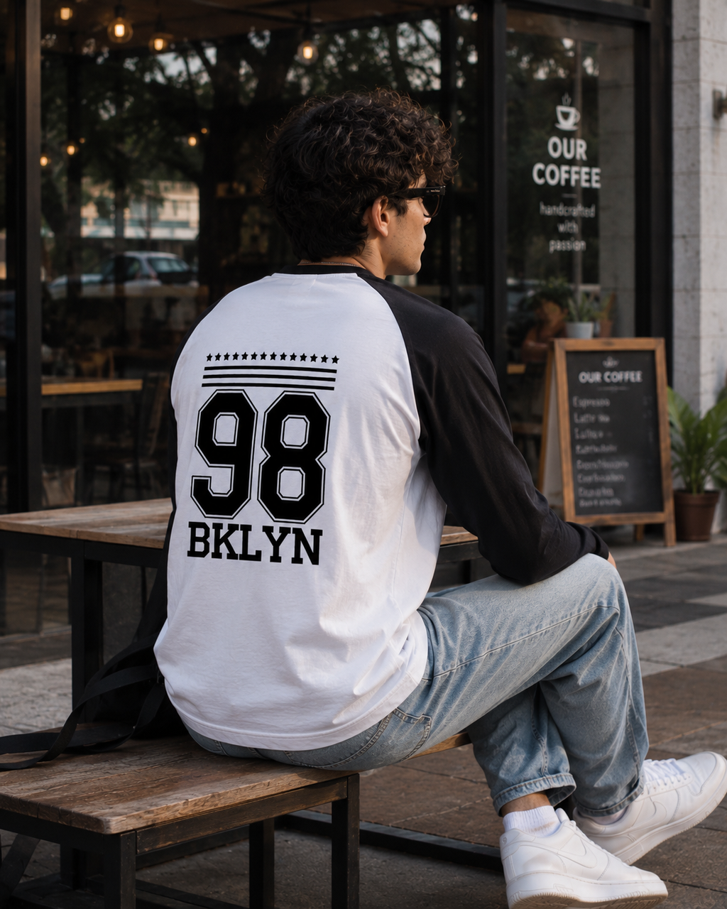 SK Originals 98 BKLYN Unisex Raglan T-Shirt | Premium Baseball Streetwear Tee