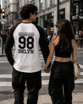 SK Originals 98 BKLYN Unisex Raglan T-Shirt | Premium Baseball Streetwear Tee