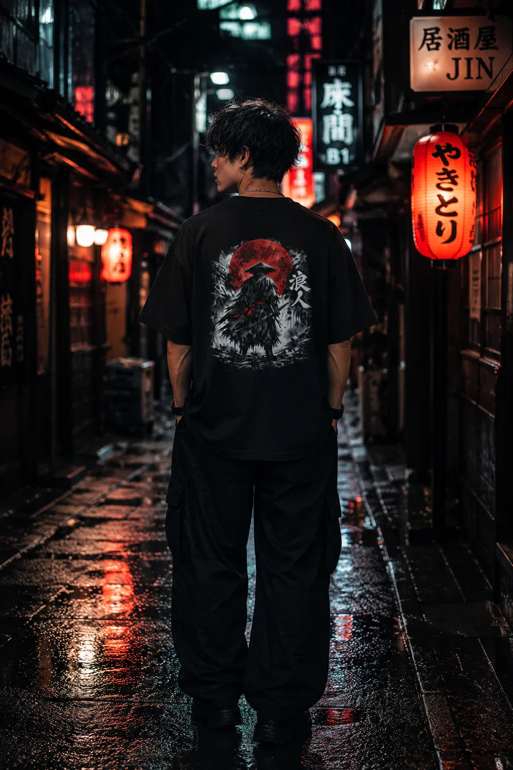 Japanese Anime Streetwear Oversized Tee