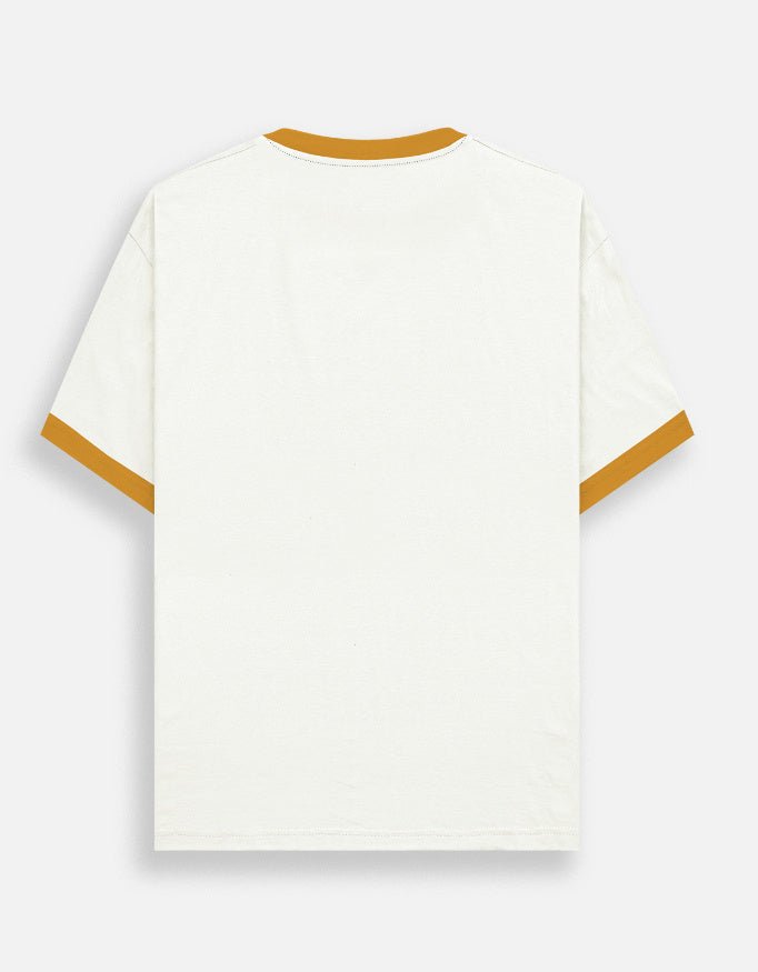 Stay Wild Oversized Ringer TShirt | Minimal Streetwear Tee - SK Originals