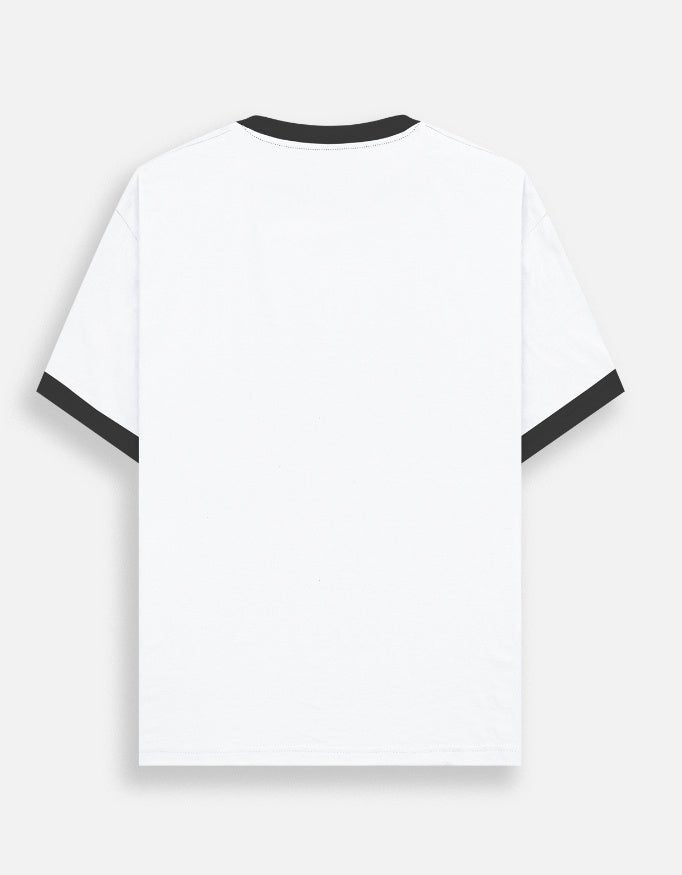 Stay Wild Oversized Ringer TShirt | Minimal Streetwear Tee - SK Originals