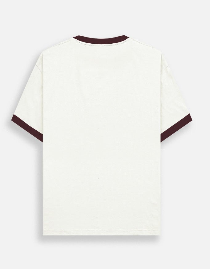 Stay Wild Oversized Ringer TShirt | Minimal Streetwear Tee - SK Originals