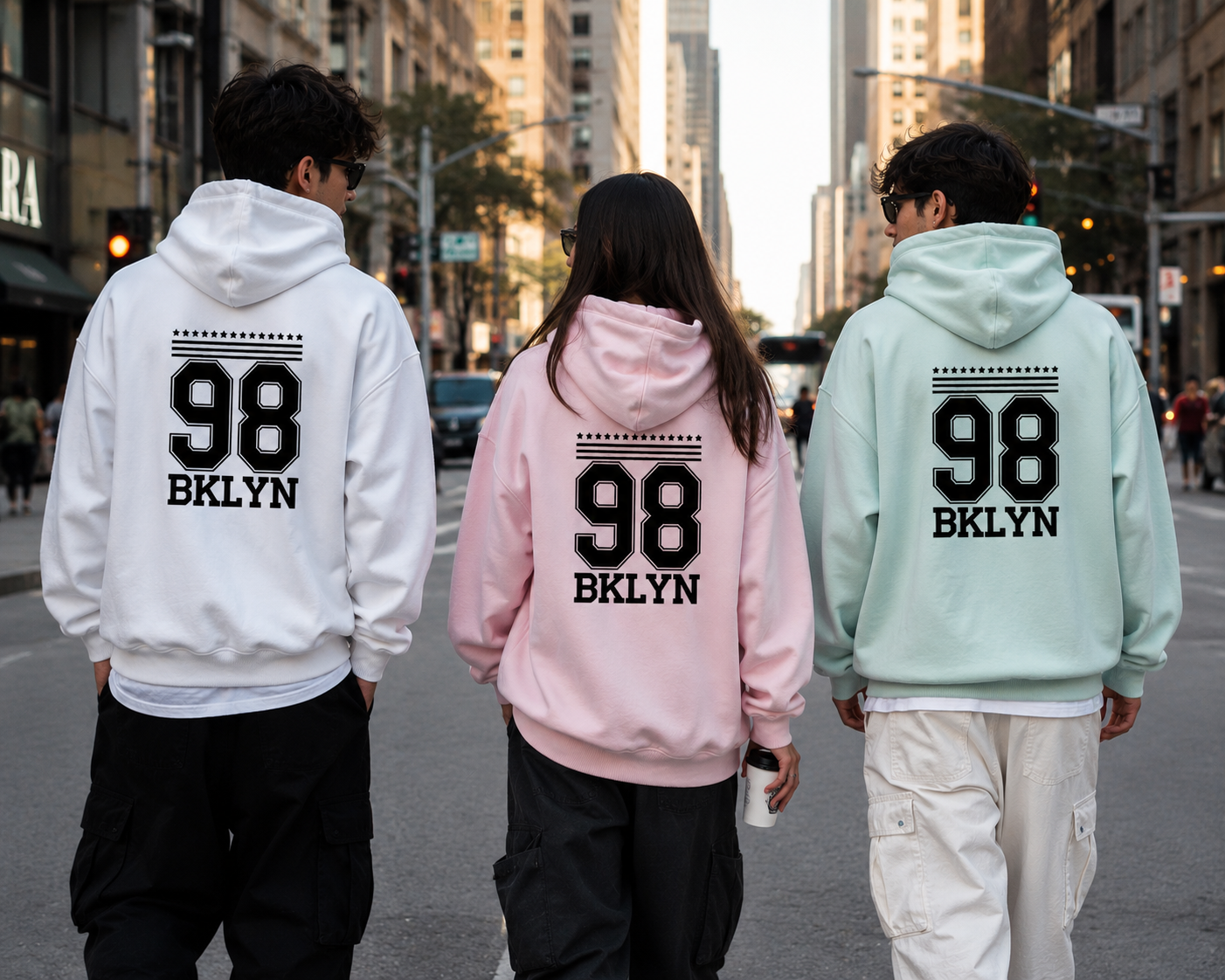 98 BKLYN Unisex Pullover Hoodie sk originals