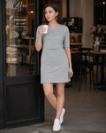 SK Originals Women's Minimalist T-Shirt Dress | Premium Casual Half Sleeve Dress | Own Your Style Collection