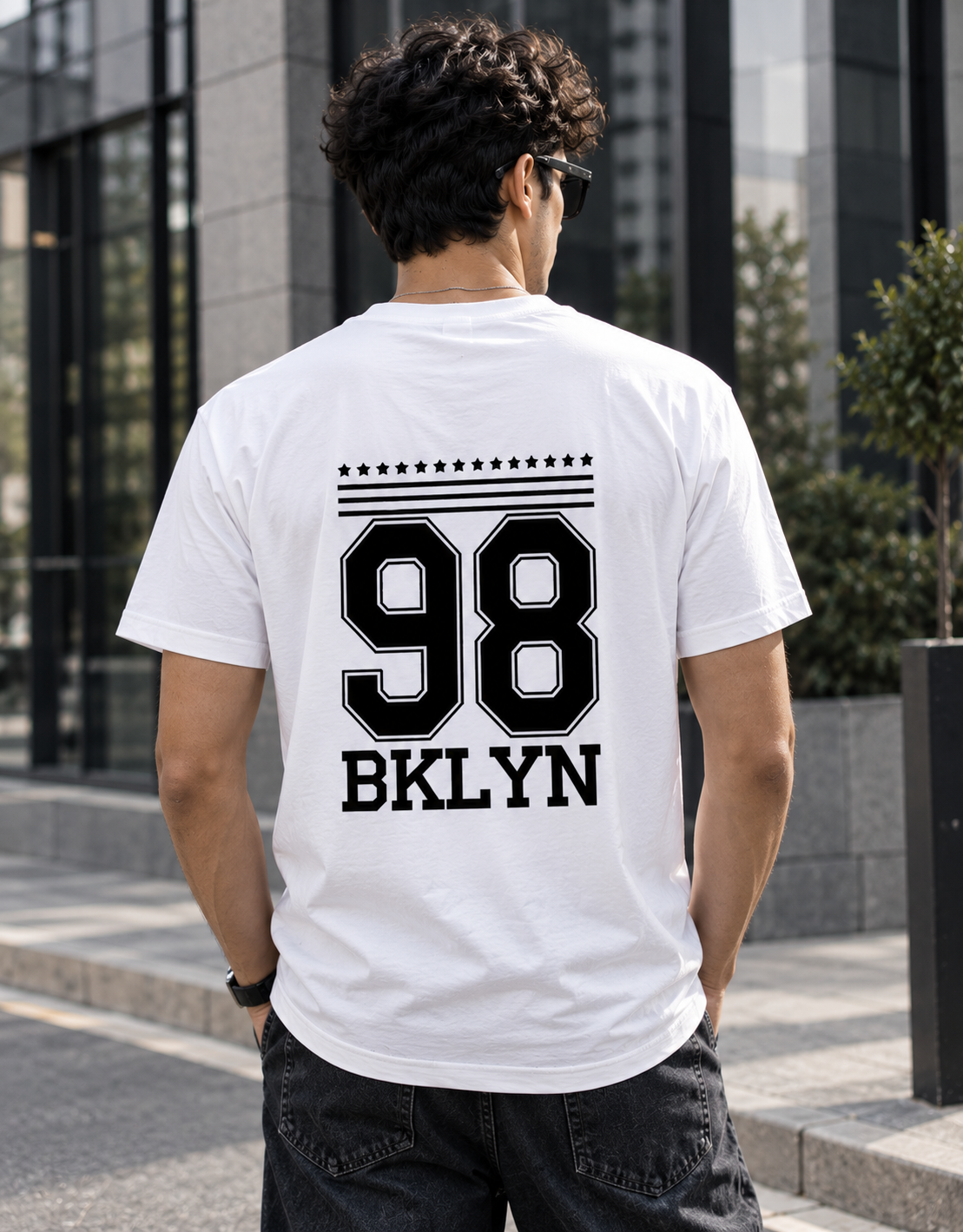 SK Originals 98 BKLYN Unisex V-Neck T-Shirt | Premium Graphic Streetwear Tee