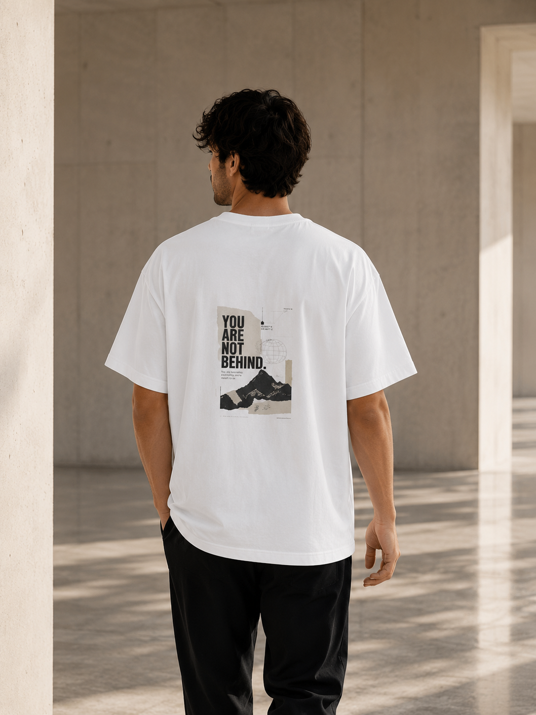 Still Becoming Oversized T-Shirt for Men | Premium Motivational Graphic Streetwear Tee | SK Originals