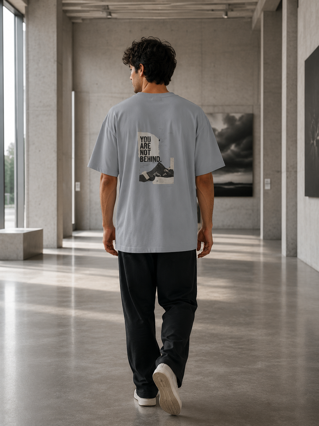 Still Becoming Oversized T-Shirt for Men | Premium Motivational Graphic Streetwear Tee | SK Originals